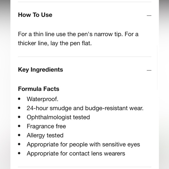 NEW FULL SIZE CLINIQUE HIGH IMPACT LIQUID EYE LINER IN BLACK - Picture 8 of 8